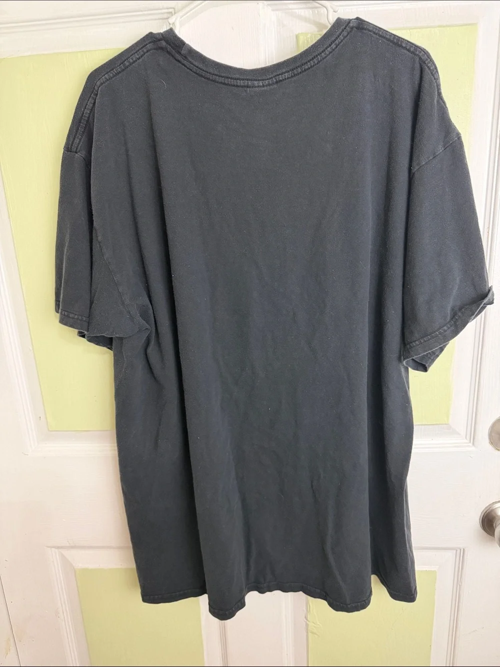 (2356) DC Comics Black Green Lantern Graphic Tee - Black and Green, Size: XL